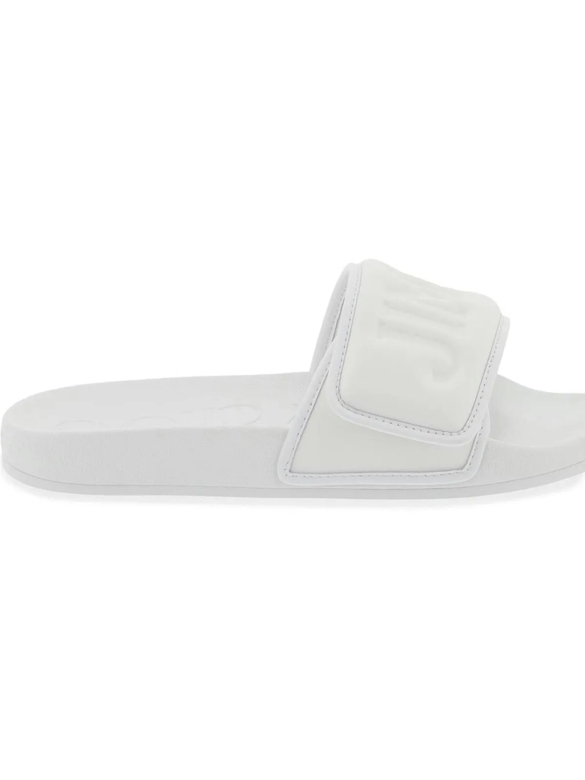 Men's Slides Fitz Con Fascia Logata In Lycra in White | Size 40 | FITZFPFP