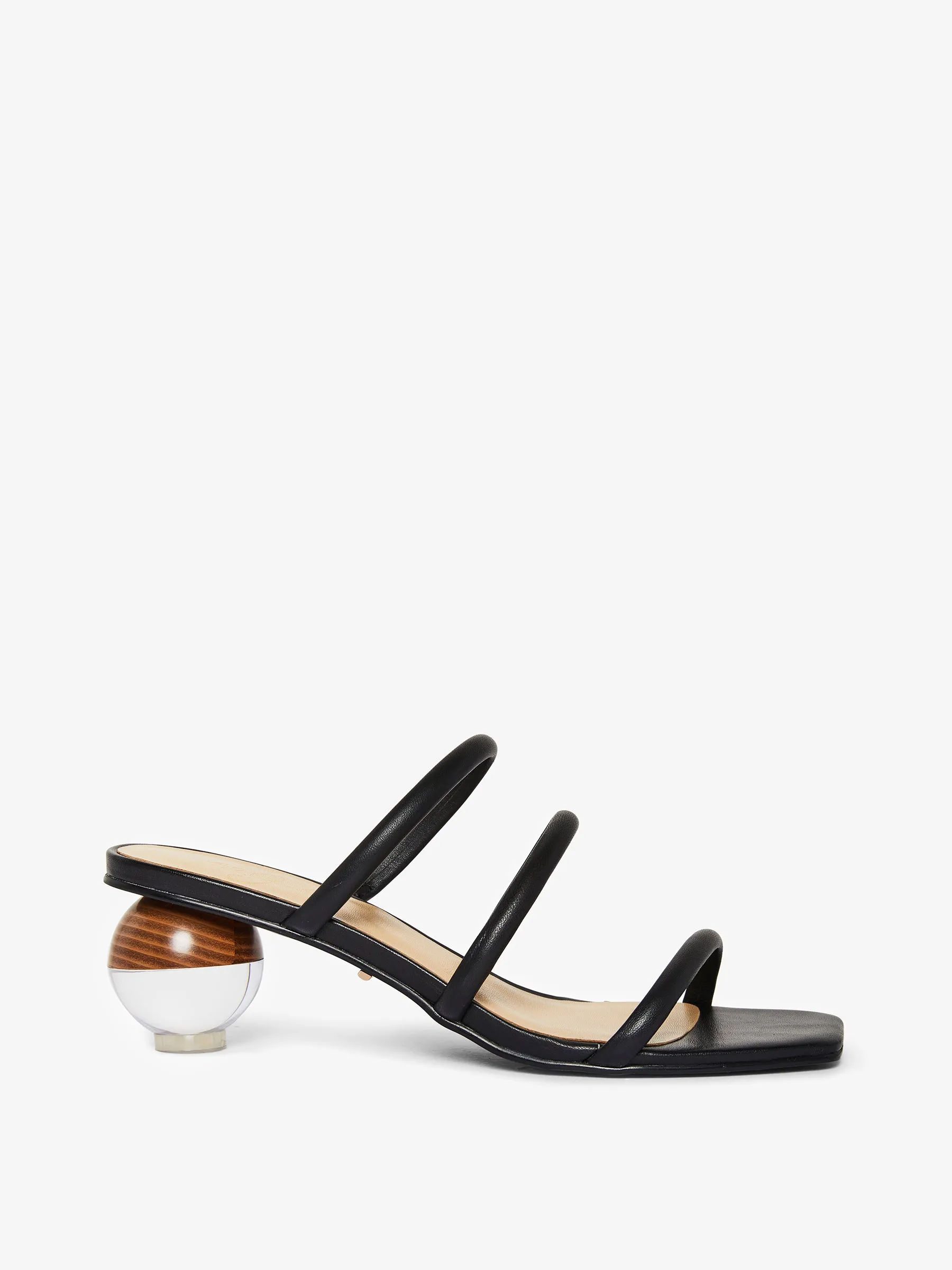 Motif Leather Sandal