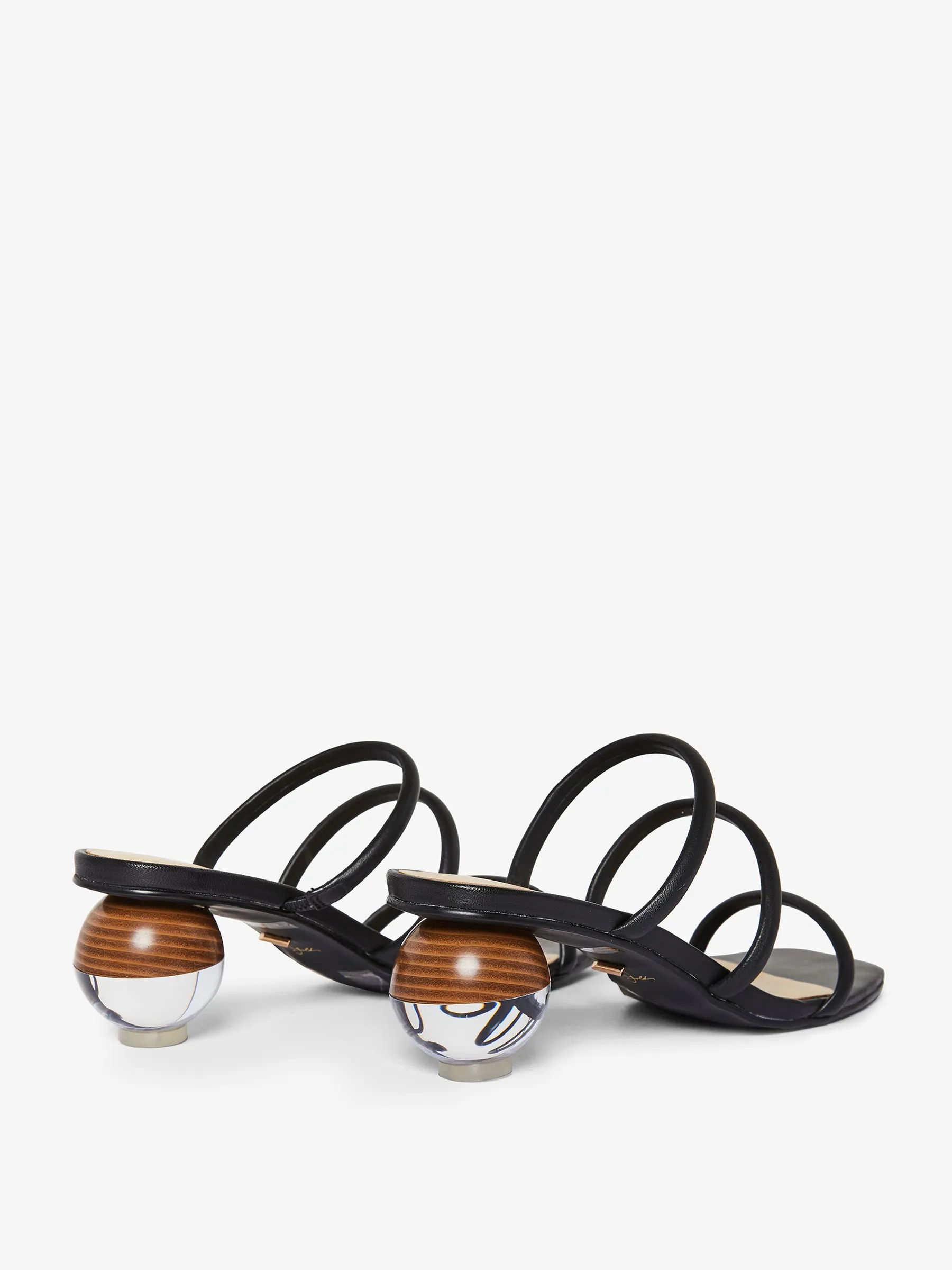 Motif Leather Sandal
