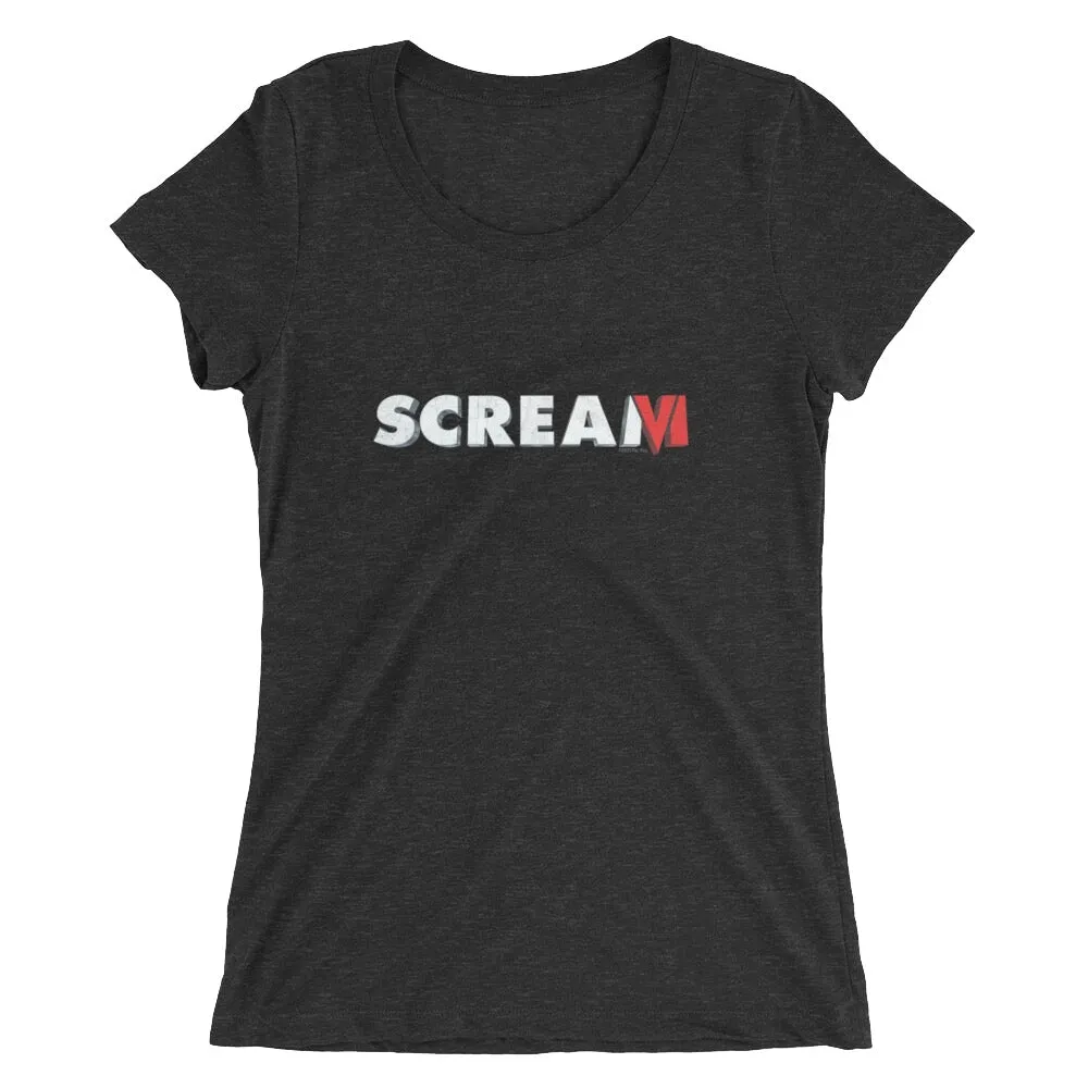 Scream VI Logo Women's Tri-Blend Short Sleeve T-Shirt